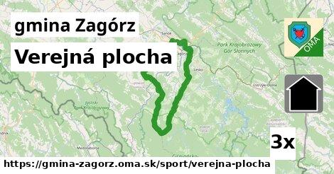 verejná plocha v gmina Zagórz