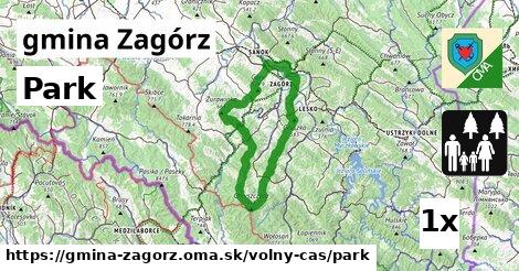 Park, gmina Zagórz