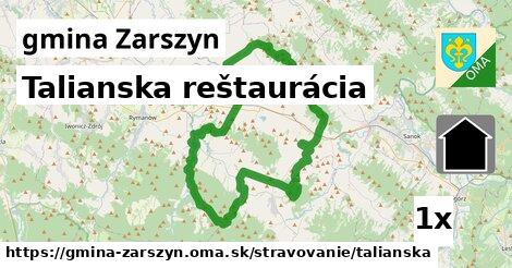 Talianska reštaurácia, gmina Zarszyn