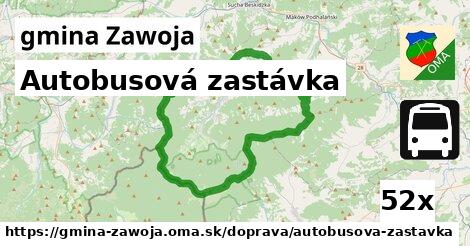 Autobusová zastávka, gmina Zawoja