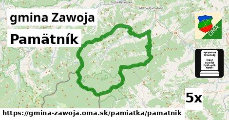 pamätník v gmina Zawoja