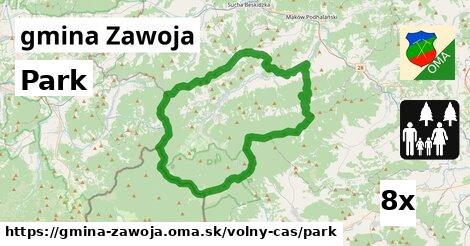 Park, gmina Zawoja