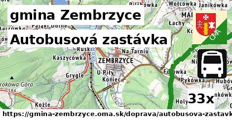 Autobusová zastávka, gmina Zembrzyce