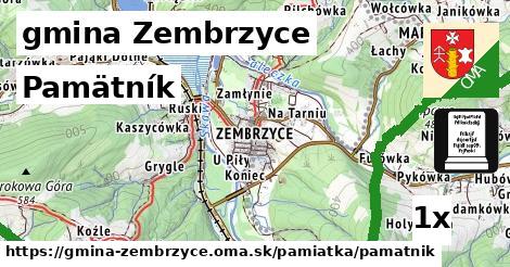 Pamätník, gmina Zembrzyce