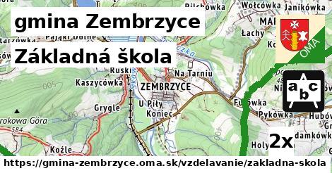 Základná škola, gmina Zembrzyce