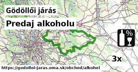 Predaj alkoholu, Gödöllői járás
