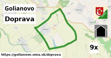 doprava v Golianovo