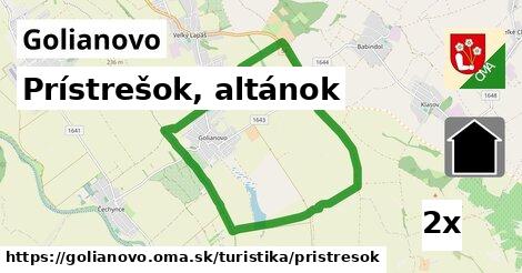 Prístrešok, altánok, Golianovo