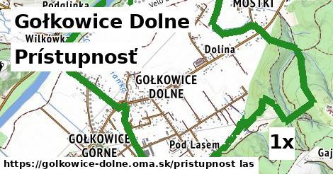 prístupnosť v Gołkowice Dolne