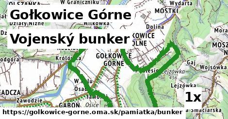 Vojenský bunker, Gołkowice Górne