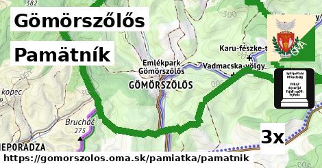 Pamätník, Gömörszőlős