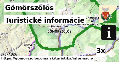 Turistické informácie, Gömörszőlős