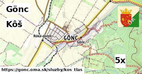 Kôš, Gönc