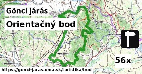 Orientačný bod, Gönci járás