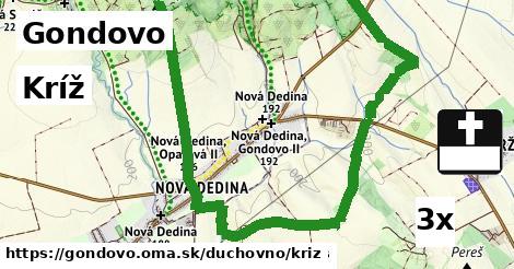 kríž v Gondovo