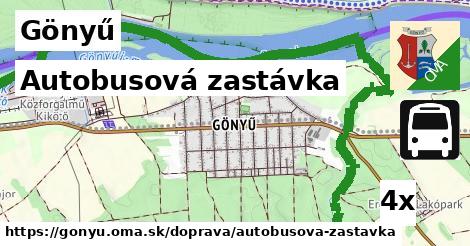 Autobusová zastávka, Gönyű