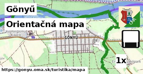 Orientačná mapa, Gönyű