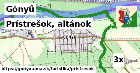 Prístrešok, altánok, Gönyű