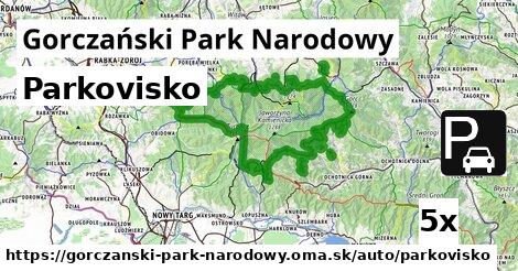 Parkovisko, Gorczański Park Narodowy