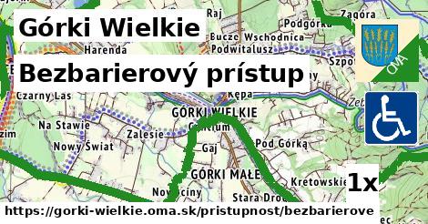 bezbarierový prístup v Górki Wielkie