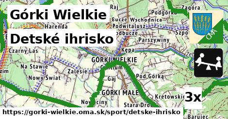 detské ihrisko v Górki Wielkie