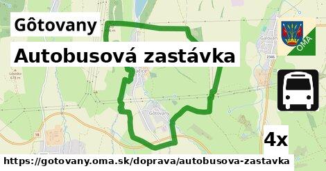 Autobusová zastávka, Gôtovany