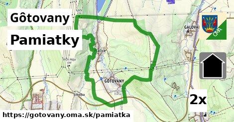 pamiatky v Gôtovany