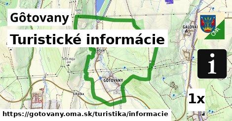 Turistické informácie, Gôtovany