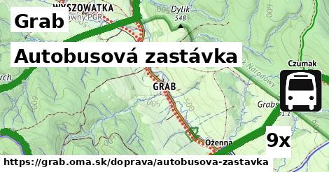 Autobusová zastávka, Grab