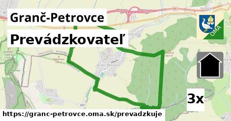 prevádzkovateľ v Granč-Petrovce