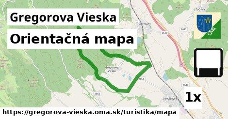 Orientačná mapa, Gregorova Vieska