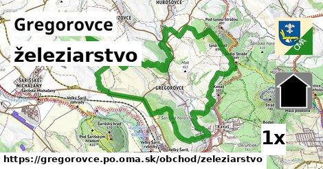 železiarstvo, Gregorovce, okres PO