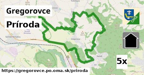 príroda v Gregorovce, okres PO