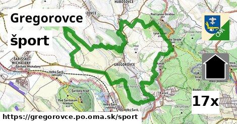 šport v Gregorovce, okres PO