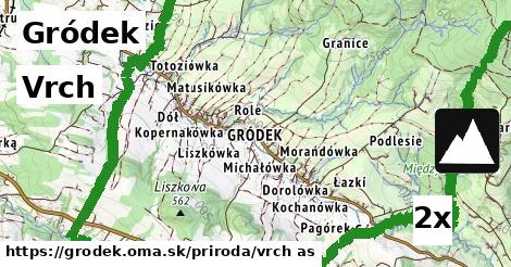 Vrch, Gródek