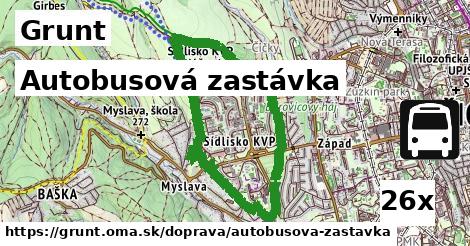 Autobusová zastávka, Grunt