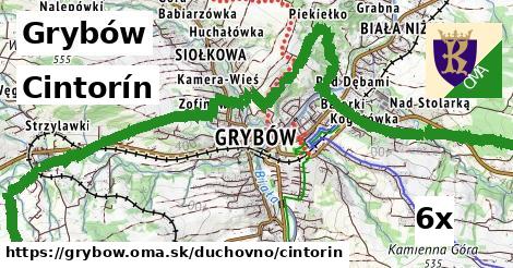 Cintorín, Grybów