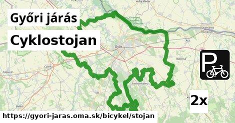 Cyklostojan, Győri járás