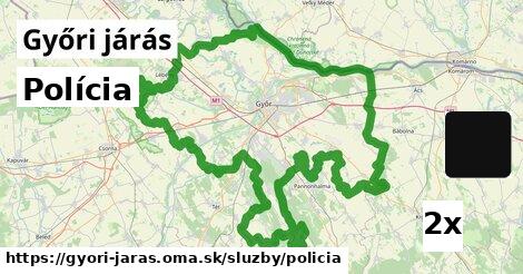 Polícia, Győri járás