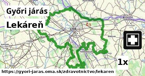 Lekáreň, Győri járás