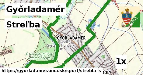 Streľba, Győrladamér