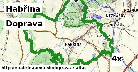 doprava v Habřina