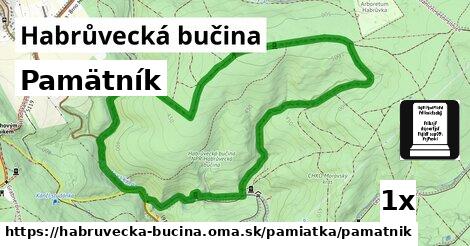 pamätník v Habrůvecká bučina