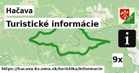 Turistické informácie, Hačava, okres KS