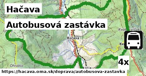 Autobusová zastávka, Hačava