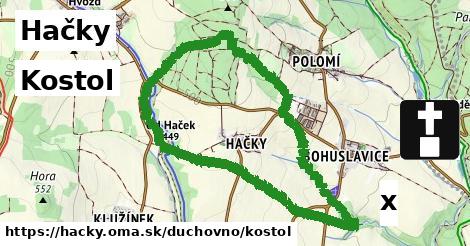 Kostol, Hačky