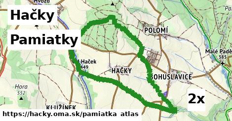 pamiatky v Hačky