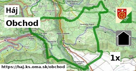 obchod v Háj, okres KS