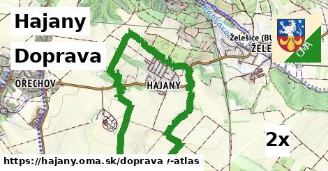 doprava v Hajany