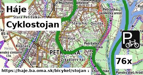 Cyklostojan, Háje